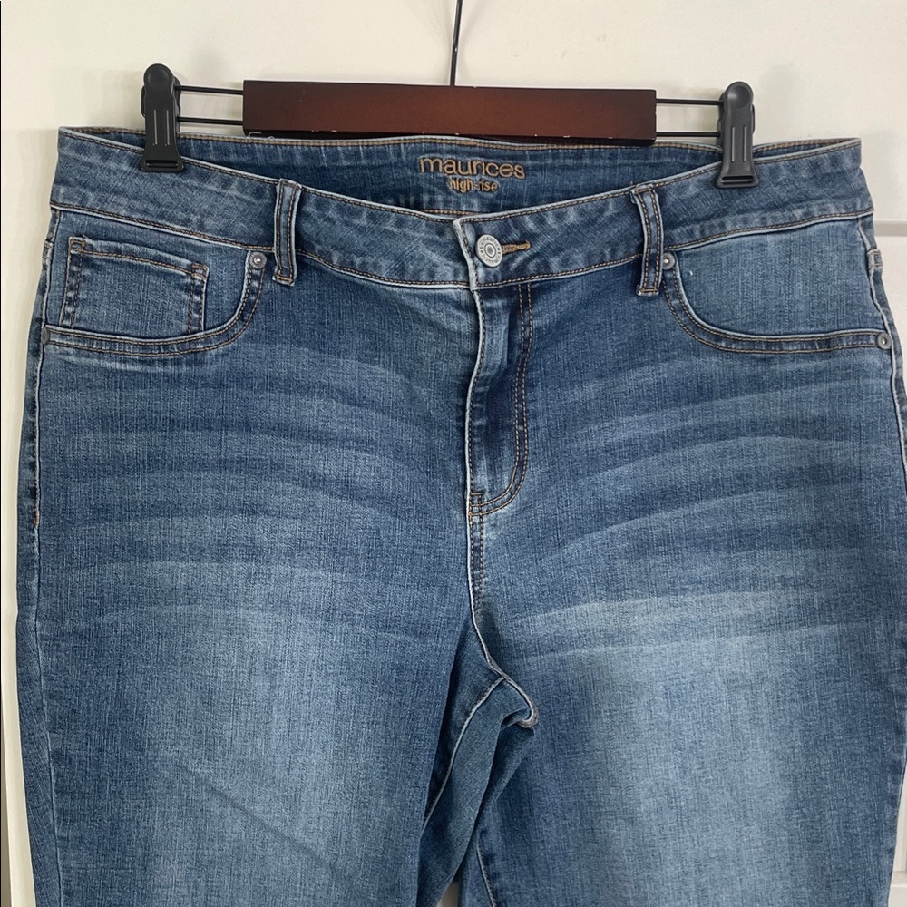 Maurices High Rise Denim Jeans - Classic Blue